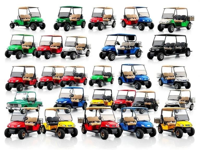 15 Different Brands of 6 Seater Golf Carts
