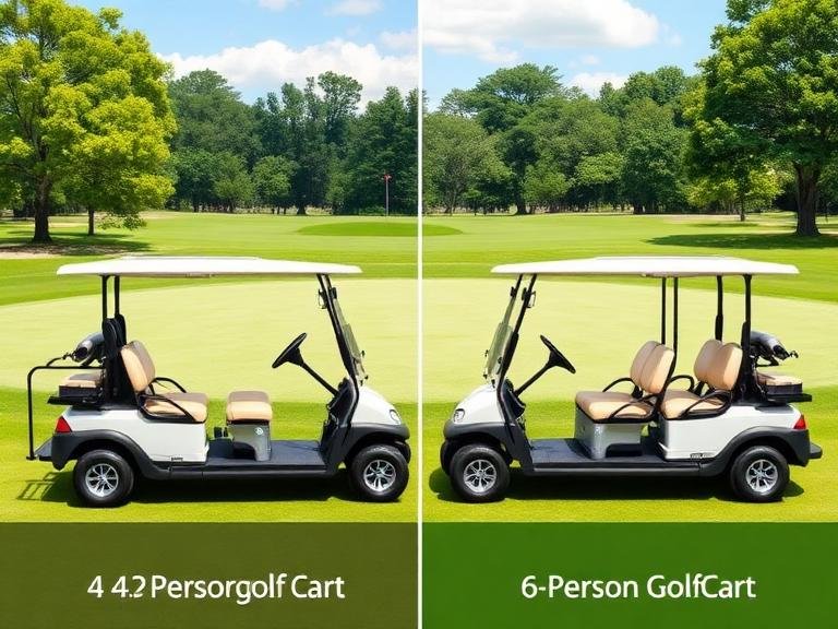 7 Difference Between 4 Person and 6 Person Golf Carts