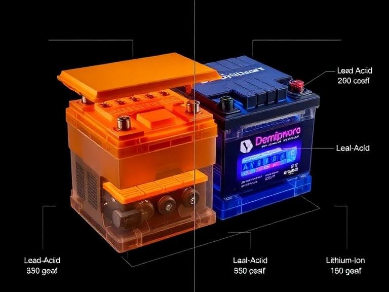 2. Battery Architecture: Lead-Acid vs. Lithium-Ion