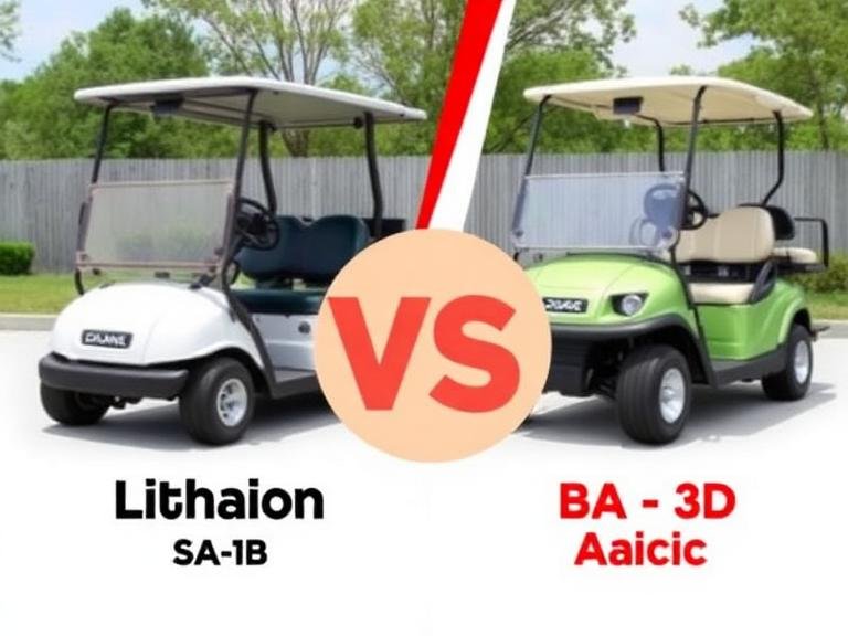 Lithium vs. Lead-Acid: The Efficiency Comparison golf carts